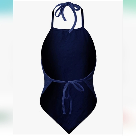 Design by Olivia navy bandana tie top, NWOT - Picture 3 of 8